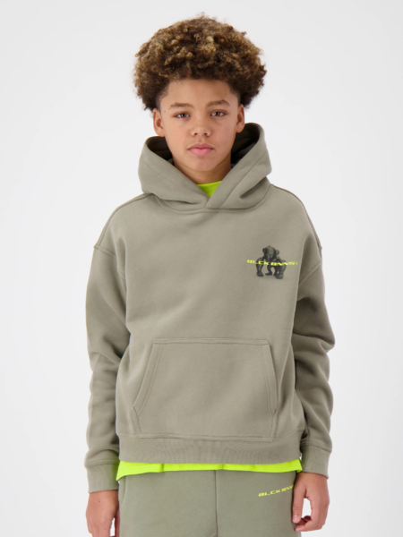 Black Bananas Black Bananas Kids 3D Convoy Hoodie - Green