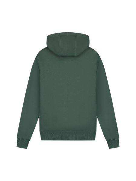 Malelions Malelions Striped Signature Hoodie - Dark Green