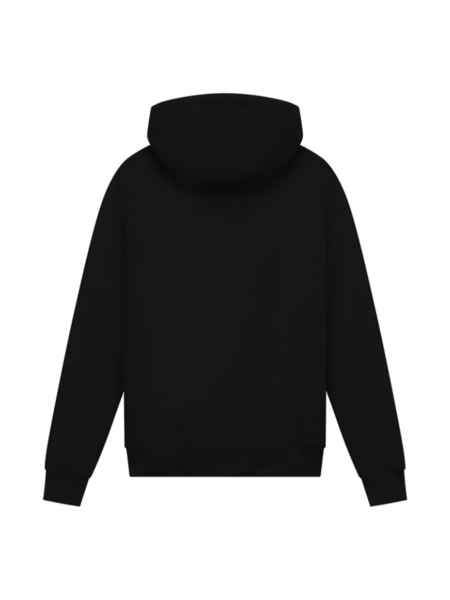 Malelions Malelions Striped Signature Hoodie - Black/Blue Slate