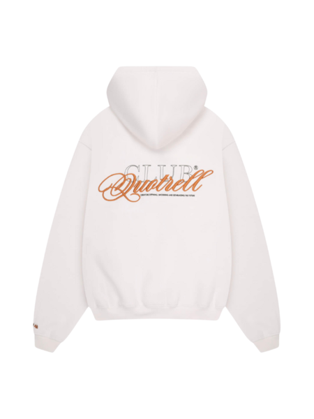 Quotrell Quotrell Futura Hoodie - Off White/Orange