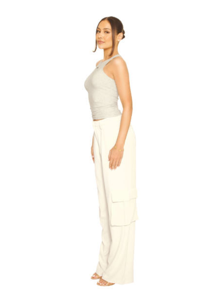 La Sisters Cargo Pantalon - Beige La Sisters La Sisters Cargo Pantalon - Beige