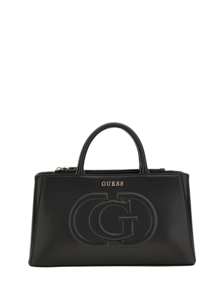 Guess Eco Mietta Small Society Satchel - Black