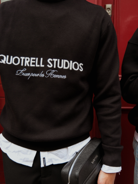 Quotrell Quotrell Studios Crewneck - Black/White