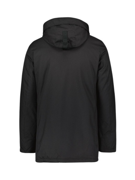 Airforce Slimfit Herringbone Parka - True Black Airforce Airforce Slimfit Herringbone Parka - True Black