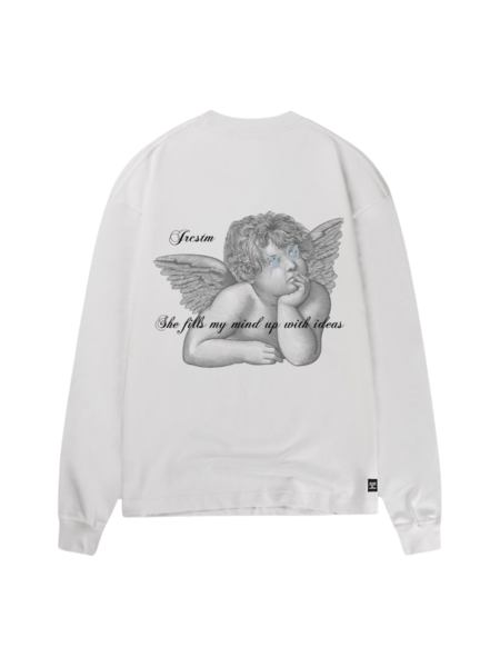 JorCustom JorCustom Angel Longsleeve T-Shirt - White JorCustom Angel Longsleeve T-Shirt - White