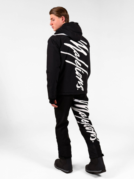 Malelions Ski Polar Pants - Black/white Malelions Malelions Ski Polar Pants - Black/white