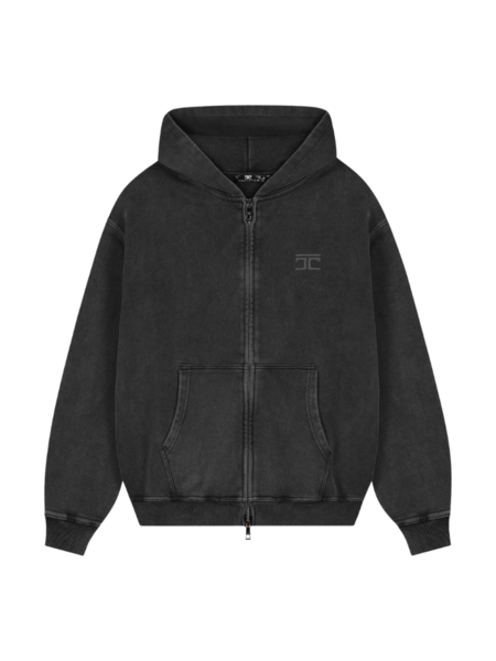 JorCustom Icon Zipped Hoodie - Acid Grey
