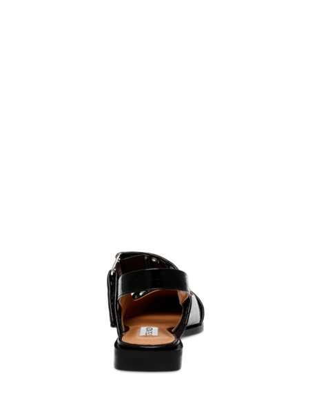 Steve Madden Grand Ave Sandals - Black Patent Steve Madden Steve Madden Grand Ave Sandals - Black Patent