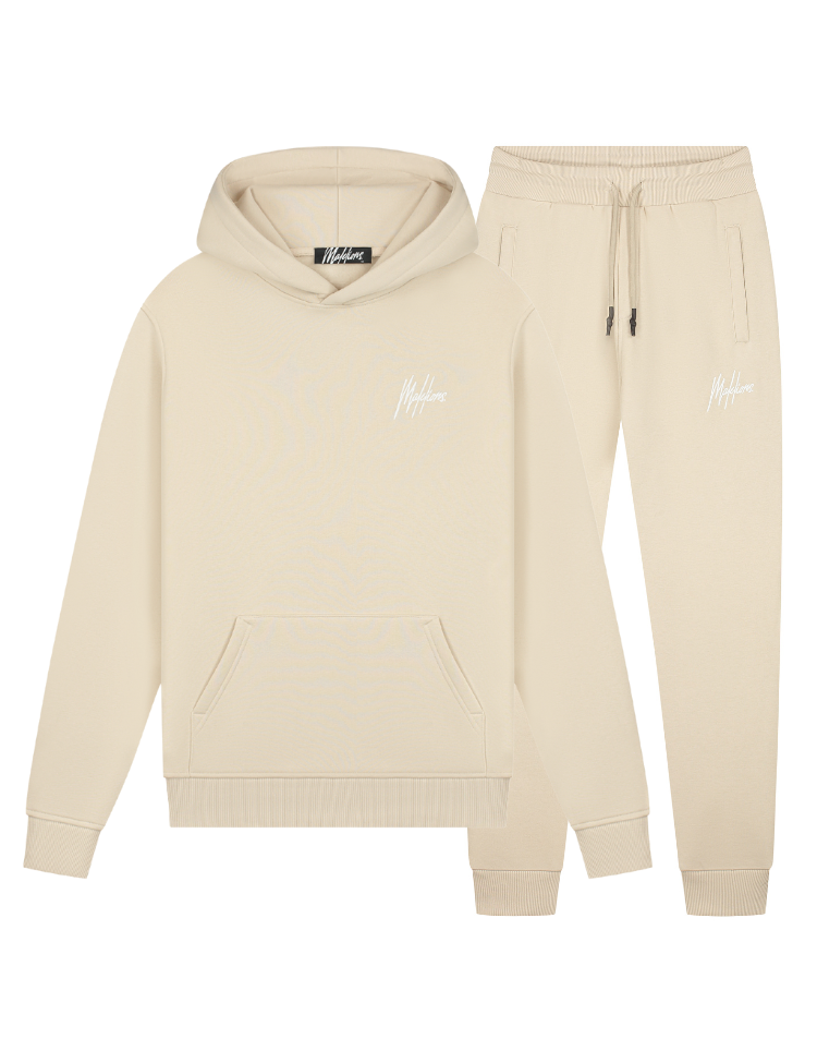 Malelions Malelions Signature Tracksuit Cream