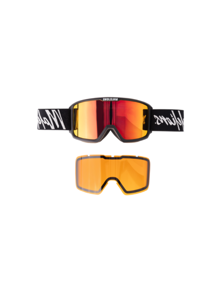Malelions Malelions Ski Polar Pro+ Snow Goggles - Black/Orange