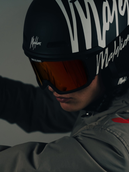 Malelions Malelions Ski Polar Pro+ Snow Goggles - Black/Orange