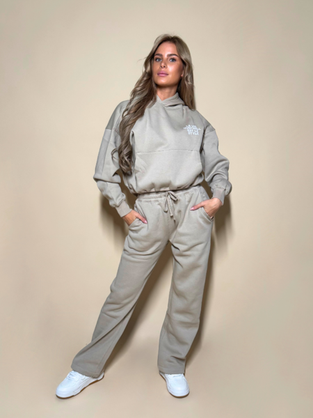 Taupe joggers womens hotsell