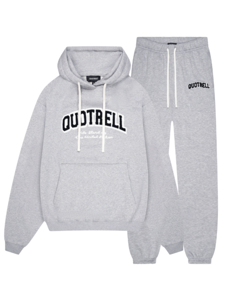 Quotrell Women University Set - Grey Melee/White Quotrell Women University Set - Grey Melee/White