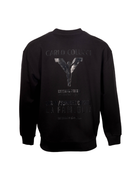 Carlo Colucci Carlo Colucci Sweatshirt C5758 - Black