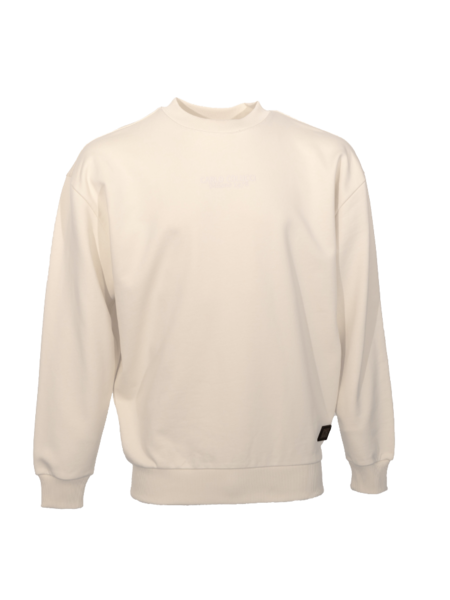 Carlo Colucci Carlo Colucci Sweatshirt C5758 - Off White Carlo Colucci Sweatshirt C5758 - Off White