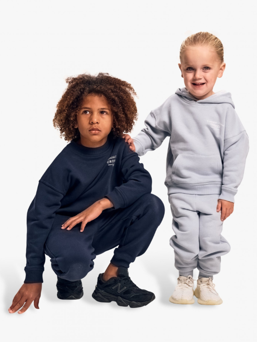 Croyez Mini Fraternitè Hoodie Combi set - Light Blue Croyez Croyez Mini Fraternitè Hoodie Combi set - Light Blue