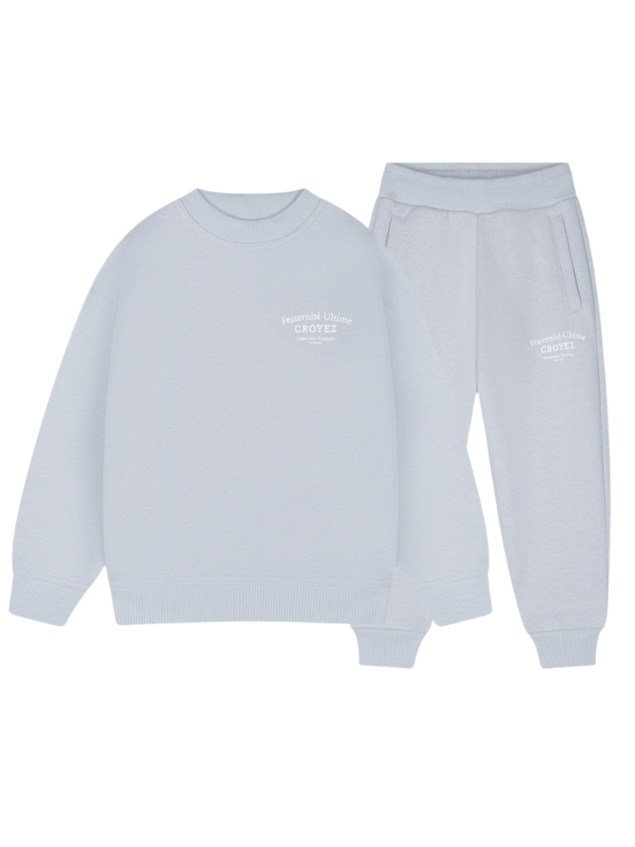 Croyez Mini Fraternitè Sweater Combi set - Light Blue Croyez Croyez Mini Fraternitè Sweater Combi set - Light Blue