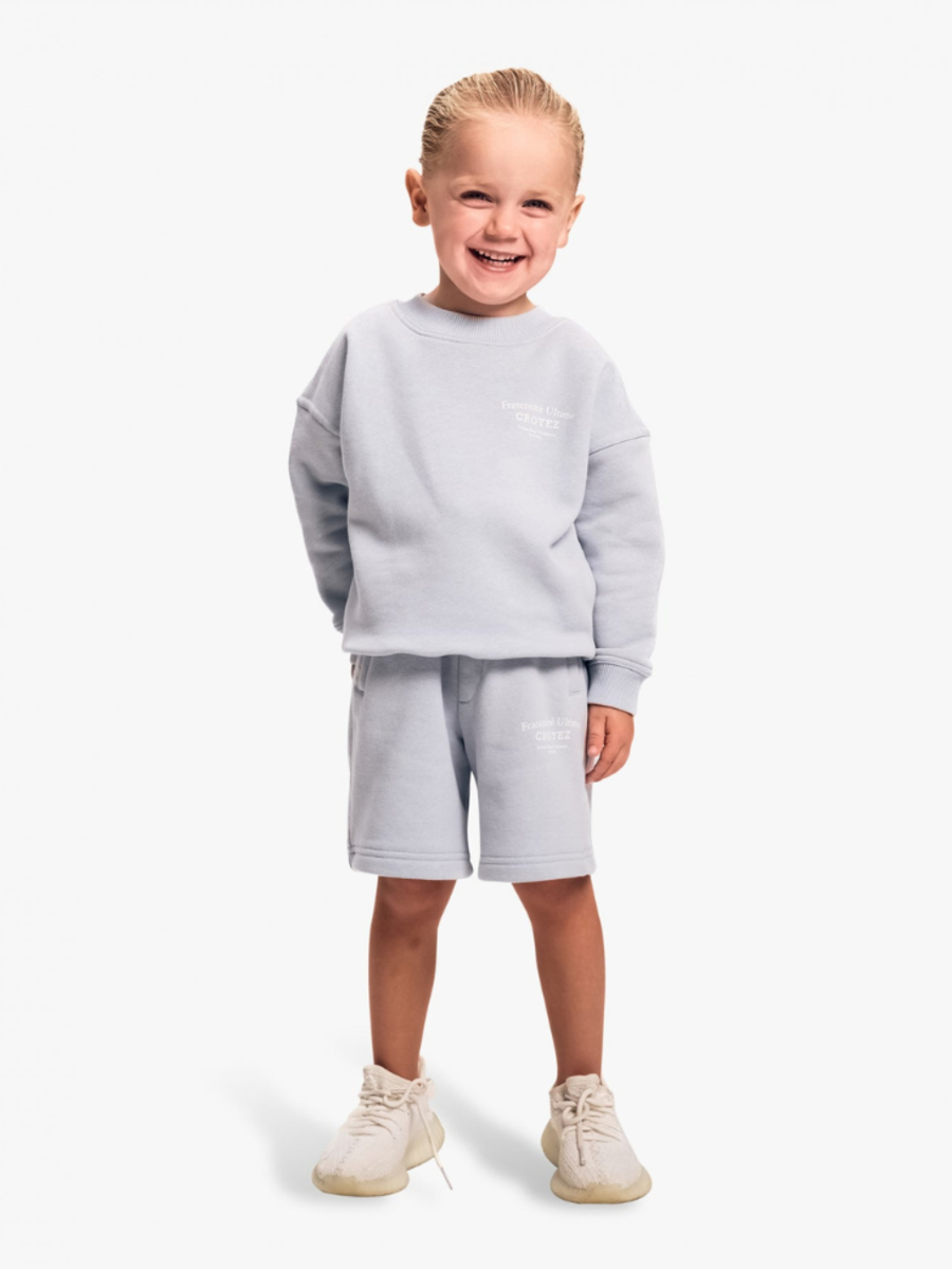 Croyez Mini Fraternitè Sweater Combi set - Light Blue Croyez Croyez Mini Fraternitè Sweater Combi set - Light Blue