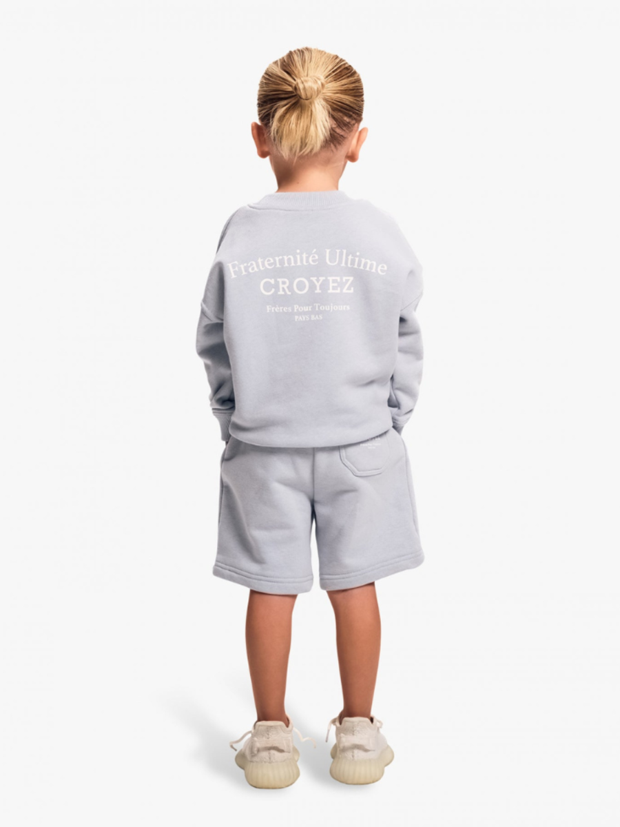 Croyez Mini Fraternitè Sweater Combi set - Light Blue Croyez Croyez Mini Fraternitè Sweater Combi set - Light Blue