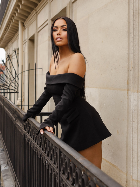 Unique The Label Emily Dress - Deep Black Unique The Label Unique The Label Emily Dress - Deep Black