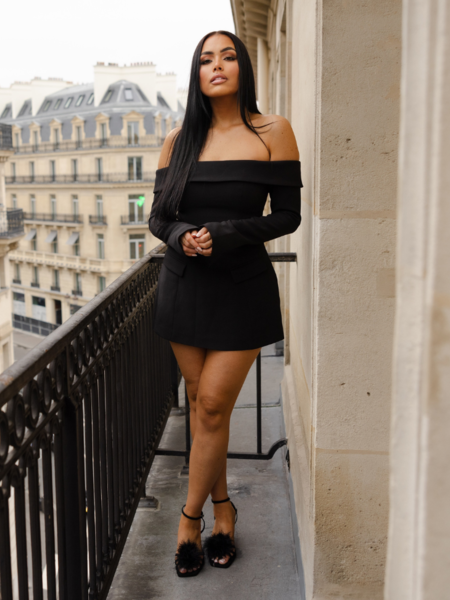 Unique The Label Emily Dress - Deep Black Unique The Label Unique The Label Emily Dress - Deep Black