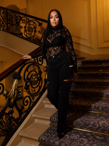 Unique The Label Roxy Bodysuit - Deep Black Unique The Label Unique The Label Roxy Bodysuit - Deep Black