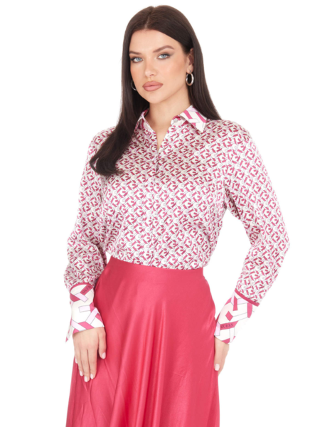 Guess Guess LS Alexandra  Shirt - Pattern Small Sang