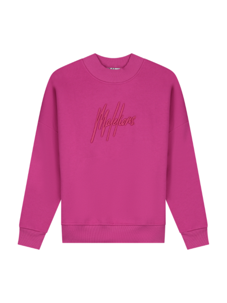 Malelions Malelions Women Essentials Brand Sweater - Hot Pink Malelions Women Essentials Brand Sweater - Hot Pink
