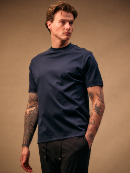 Malelions Mercerized T-Shirt - Navy Malelions Malelions Mercerized T-Shirt - Navy
