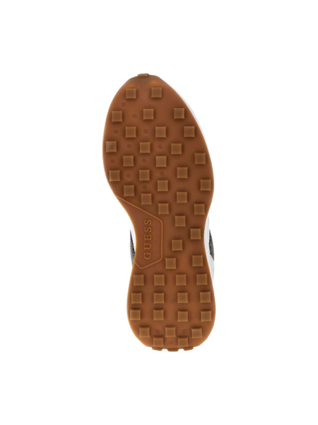Guess Luckei Sneaker - White/Brown Guess Guess Luckei Sneaker - White/Brown