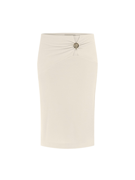 Guess Guess Zama Button Details Skirt - Pearl Oyster Guess Zama Button Details Skirt - Pearl Oyster