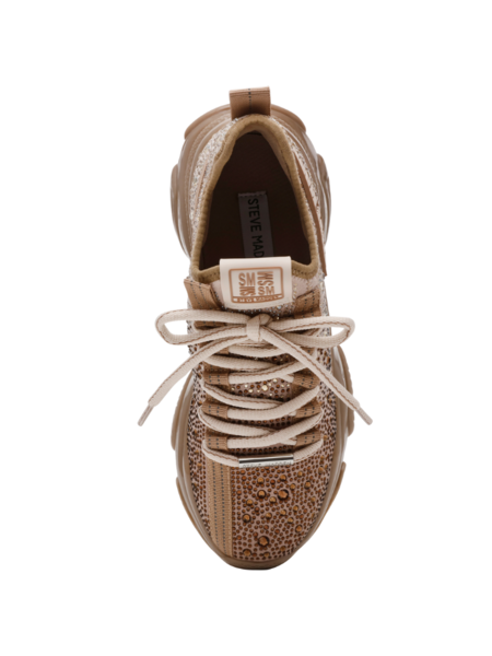 Steve Madden Mistica Sneaker - Bronze Gold/Silver Steve Madden Steve Madden Mistica Sneaker - Bronze Gold/Silver