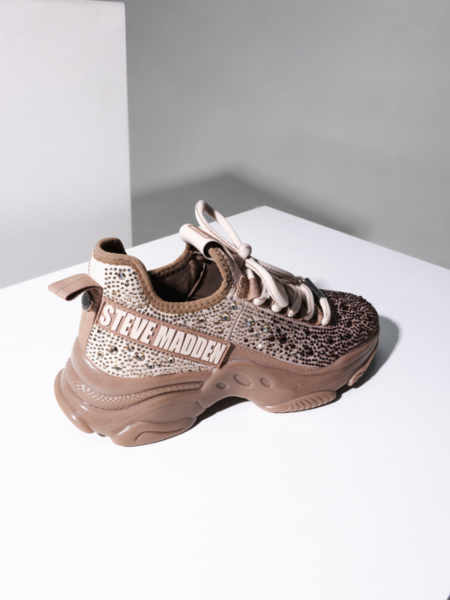 Steve Madden Mistica Sneaker - Bronze Gold/Silver Steve Madden Steve Madden Mistica Sneaker - Bronze Gold/Silver