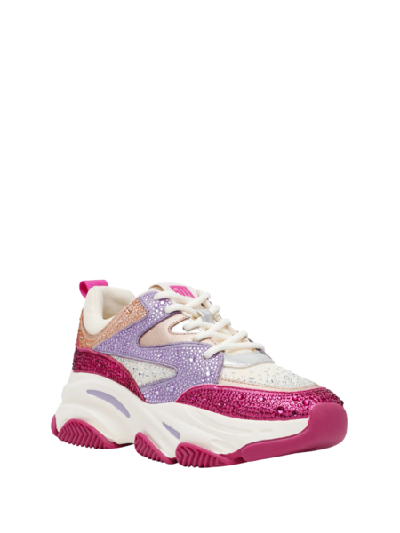 Steve Madden Girls Jprivy Sneaker - Plum/Peach Lavender Steve Madden Steve Madden Girls Jprivy Sneaker - Plum/Peach Lavender