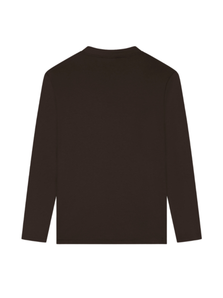 TriaD'oro Long Sleeve T-Shirt - Brown TriaD'oro TriaD'oro Long Sleeve T-Shirt - Brown