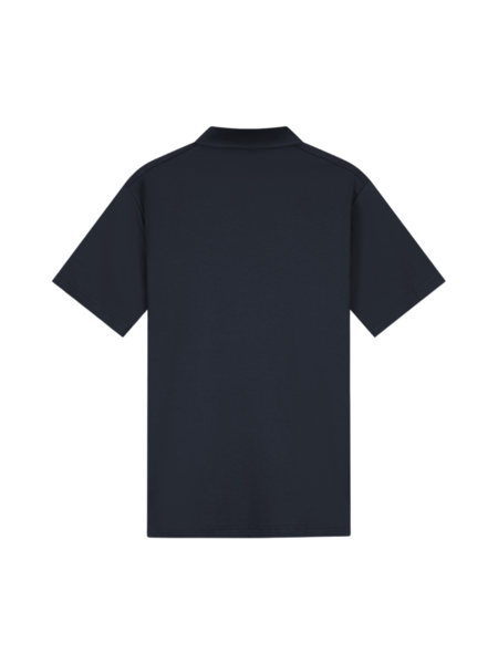 TriaD'oro Polo Zip Short Sleeve - Navy TriaD'oro TriaD'oro Polo Zip Short Sleeve - Navy
