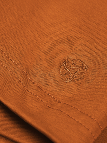 TriaD'oro Slim Fit T-Shirt - Sunburn Orange TriaD'oro TriaD'oro Slim Fit T-Shirt - Sunburn Orange