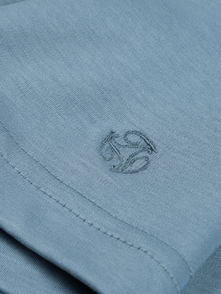 TriaD'oro Slim Fit T-Shirt - Steel Blue TriaD'oro TriaD'oro Slim Fit T-Shirt - Steel Blue