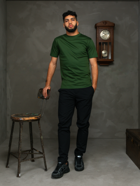 TriaD'oro Slim Fit T-Shirt - Forest Green TriaD'oro TriaD'oro Slim Fit T-Shirt - Forest Green
