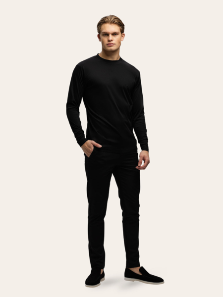 TriaD'oro Long Sleeve T-Shirt - Black TriaD'oro TriaD'oro Long Sleeve T-Shirt - Black