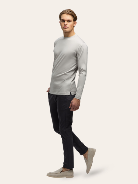 TriaD'oro Long Sleeve T-Shirt - Light Grey TriaD'oro TriaD'oro Long Sleeve T-Shirt - Light Grey