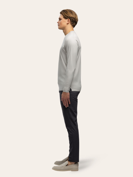 TriaD'oro Long Sleeve T-Shirt - Light Grey TriaD'oro TriaD'oro Long Sleeve T-Shirt - Light Grey