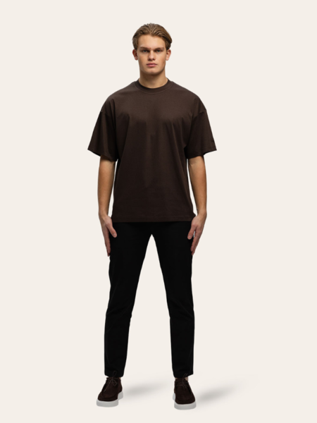 TriaD'oro Loose Fit T-Shirt - Brown TriaD'oro TriaD'oro Loose Fit T-Shirt - Brown