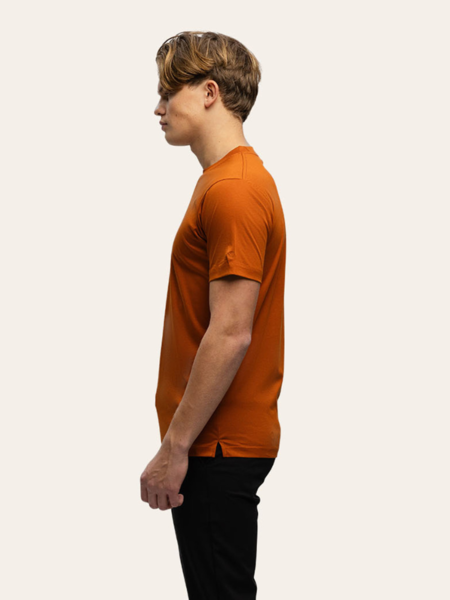TriaD'oro Slim Fit T-Shirt - Sunburn Orange TriaD'oro TriaD'oro Slim Fit T-Shirt - Sunburn Orange