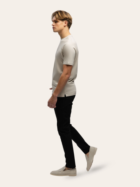 TriaD'oro Slim Fit T-Shirt - Light Grey TriaD'oro TriaD'oro Slim Fit T-Shirt - Light Grey