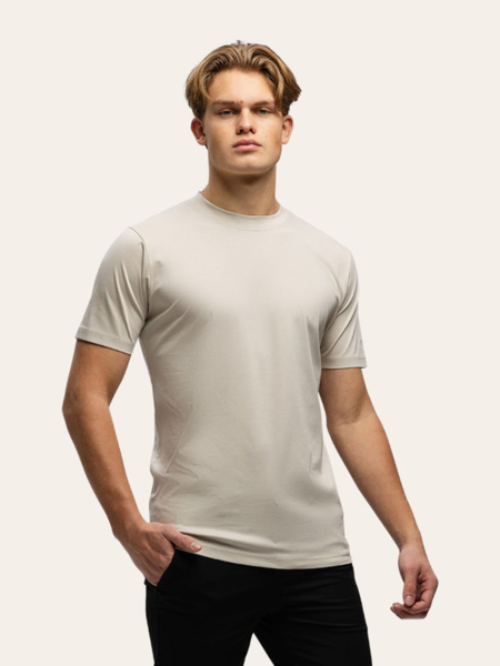 TriaD'oro TriaD'oro Slim Fit T-Shirt - Beige TriaD'oro Slim Fit T-Shirt - Beige