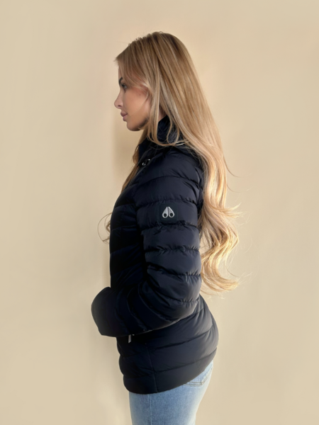 Moose Knuckles Women Air Down Lucille Jacket - Black Moose Knuckles Moose Knuckles Women Air Down Lucille Jacket - Black