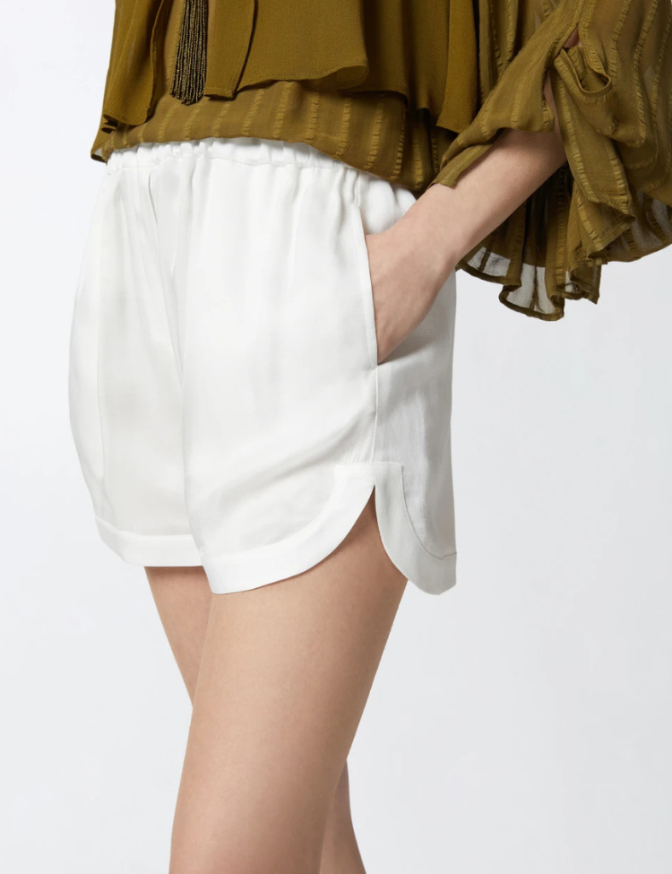 ショートパンツ PINKO 'Stai con me' shorts Pinko Stai Con Me Shorts - White - Eddy's Eindhoven