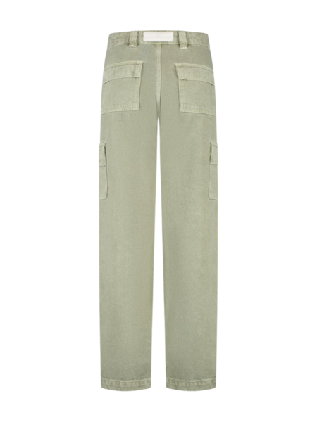 Malelions Women Straight Leg Cargo Pants - Army Green Malelions Malelions Women Straight Leg Cargo Pants - Army Green