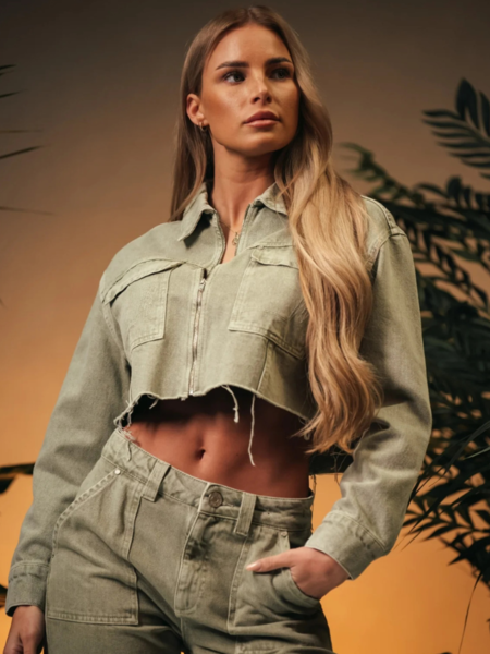 Malelions Women Straight Leg Cargo Pants - Army Green Malelions Malelions Women Straight Leg Cargo Pants - Army Green